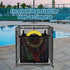 2 Pcs Pool Storage Bin Side Pouch- Elastic Mesh Pool Storage Side Hanging Bags- Large Capacity Pool Storage Organizer Side Mesh Pockets Packages f...