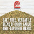 Lawry's Salt Free All Purpose Recipe Blend Seasoning, 13 oz - One 13 Ounce Container of Salt Free All Purpose Seasoning Blend, Versatile Spices fo...