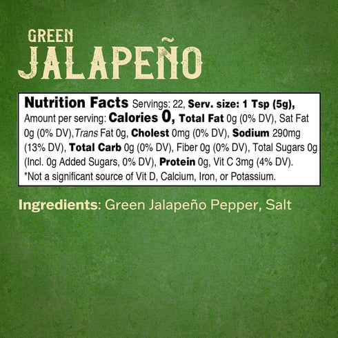 Louisiana Pepper Exchange Green Jalapeno Pepper Puree Sauce Salsa, Hot Spicy Flavor Seasoning, Plant-Based, Gluten-Free, Replaces Diced Jalapenos,...