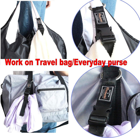 PACMAXI Stroller Hook, 2 Pack Multi Purpose Organizer Hooks Clip for Stroller, Wheelchair, Rollator, Walker (Black)...