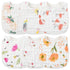 Zainpe 6Pcs Snap Muslin Cotton Bibs for Baby Flamingo Star Flower, Machine Washable Adjustable Burp Cloths with 6 Absorbent Soft Layers for Infant...