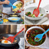 Homikit 5-Piece Kitchen Cooking Utensils Set, Colorful Silicone Slotted Turner Spatula Spoons for Nonstick Cookware, Dishwasher Safe Kitchen Tools...