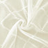 KOUFALL Quatrefoil Sheer Curtains 63 Inch Length for Living Room Cream Beige Grommet Airy Semi Sheer Curtains Faux Linen Texture Light Filtering S...