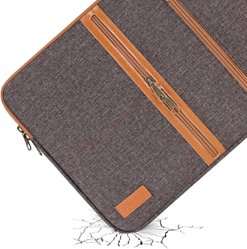 DOMISO 10.1 inch Laptop Sleeve Case Water Resistant Shockproof Protective Computer Notebook Bag for 10.5" 11" iPad Pro Air 2018-2021/10.2" iPad/Su...