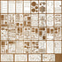 36 Pieces Journal Stencils for Bullet Dot Journals Supplies, 4 x 7 Inch Journal Stencils Templates Set, Planner Stencils for DIY Drawing Templates...