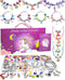 Redtwo 200 Pcs Charm Bracelet Making Kit, Friendship Jewelry Making Supplies Unicorn/Mermaid/Birthday Gifts Toys for Teen Girls Age 4 5 6 7 8 9 10...