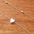 Layered Anklets Women Heart Silver Ankle Bracelet Charm Beaded Dainty Foot Jewelry for Women Summer Barefoot Beach Anklet...