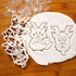 Set of 2 Krampus cookie cutters, 2 pieces - Bakerlogy...