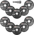 OEMTOOLS 26528 10 Piece Cut Off Wheel Set with Mandrel, Cutoff Wheel Mandrel Set, Premium Metal Cutting Wheels w/ 3/8" Arbors, Die Grinder Cut Off...