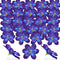 100 Pieces Blue Purple Faux Orchid Flowers Halloween Flower Day of The Dead Decoration Artificial Orchids for DIY Home Wedding Table Centerpieces ...