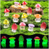 24pcs Mini Mushrooms Cute Resin Tiny Mushrooms Statue Fake Miniature Mushroom Figurines for Fairy Garden Terrarium Accessories Decor Micro Landsca...
