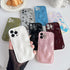Caseative for iPhone 13 Pro Max Case, Water Ripple Wave Meteorite Bubble Pattern Chrome Plating Soft Compatible with iPhone Case (Fluorescent Silv...