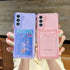 Tuokiou Clear Wallet Phone Case for Samsung Galaxy S21 5G Upgrade Card Slot Case Slim Fit Protective Soft TPU Shockproof Case with Cute Card Holde...
