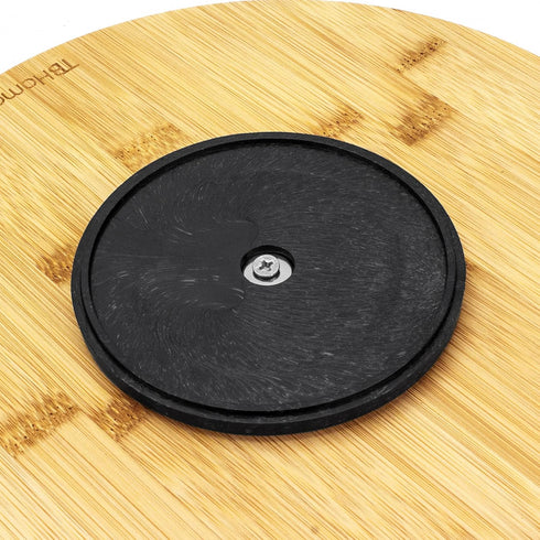 Lazy Susan Organizer for Cabinet, Pantry or Tabletop – 10" Bamboo Turntable for Kitchen, Counter or Spice Rack Storage...