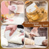 Plastic Bench Scraper for Baking - 2 White Bowl Scraper - Flexible Food Safe Dough Scraper Multipurpose Good Grip Curved and Flat Edge Dough Cutte...