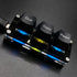 Mini 3-Key Cut Copy Paste Keyboard Ctrl X C V Shortcut One Handed Keyboard RGB Macro Pad Gaming Mechanical Keyboard OSU Keypad Programmable Keyboa...