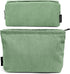 MAGEFY Makeup Bag 2 PCS Corduroy Make up Bag for Purse Travel Cosmetic Bag for Women Small Makeup Pouch Cute Makeup Brush Bag Preppy Stuff Travel ...