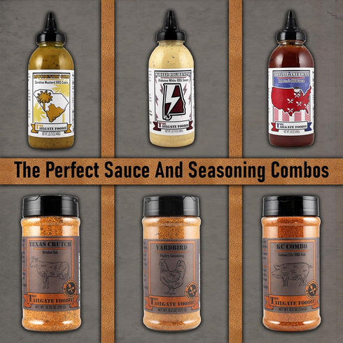 The Tailgate Foodie's | White Lightning Alabama White Barbecue Sauce | Small Batch BBQ perfect for Grilling, Smoking, or Cooking | Wings, Chicken,...