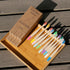 OUTIN Kids Bamboo Toothbrushes 20 Pcs Soft Bristles, Children Wood Toothbrush Colorful Eco Friendly Biodegradable Wooden Handle Tooth Brush, Multi...