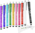 Eco-Fused 10 Pack Bling Metal Stylus Pens - Universal - Compatible with All Capacitive Touchscreen Devices - for iPad, iPhone, Samsung Phones and ...