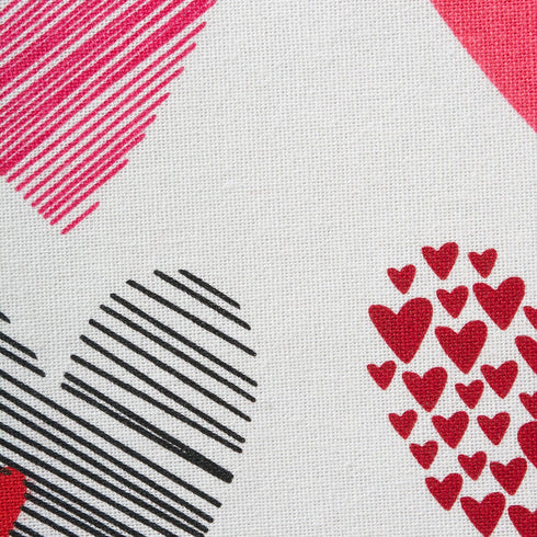 DII Valentine's Day Collection Kitchen, Dishtowel Set, 18x28, Hearts Collage, 2 Piece...