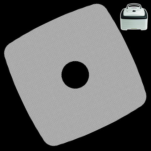 GUCUJI Pack of 5 Premium Non Stick Silicone Dehydrator Sheets Fruit Dryer Mesh for Nesco FD-80 and FD-80A...