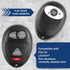 KeylessOption Keyless Entry Remote Control Car Key Fob Replacement for L2C0007T...