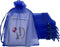 100PCS Sheer Organza Bag 5''X7'' Royal Blue Mesh Bags Drawstring Jewelry Gift Bags Small for Baby Shower Wedding Party Pouch Favor Goodie Bags...