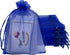 100PCS Sheer Organza Bag 5''X7'' Royal Blue Mesh Bags Drawstring Jewelry Gift Bags Small for Baby Shower Wedding Party Pouch Favor Goodie Bags...