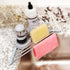 Roll Up Sponge Holder for Counter, Sink Organizer for Kitchen, Bathroom, Laundry Room, 304-Stainless Steel Sink Organizer for Sponge, Brush, Scrub...