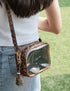 Clear Bag Stadium Approved, PVC Clear Crossbody Purse Small Clear Crossbody Bag with Adjustable Shoulder Strap...