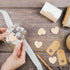Kate Aspen Wooden Hearts for Guest Book (Set of 75) Wedding Guestbook Alternative Drop Box Hearts, Unfinished Wood Shapes for Crafts...