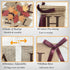 Uniwish Happy Fall Banner with Pumpkin Maple Leaves Sign Garland Fall Thanksgiving Day Decorations Mantle Fireplace Hanging Bunting...