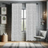 Lunarable Snow Leopard Curtains, Continuous Pattern of Greyscale Natural Camouflage Wild Cat Skin, Window Treatments 2 Panel Set for Living Room B...