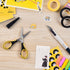 Beaditive Precision Craft Scissors - Stainless Steel Paper Crafting Scissors With Safety Cap - Ultra Sharp Blades & Non-Slip TPR Handles - Adult &...