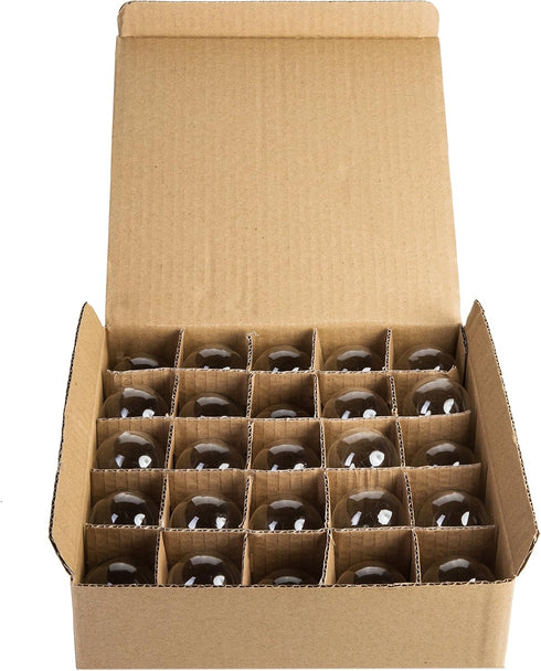 Hometown Evolution, Inc. (Box of 25) G50 Clear C9 E17 5/8" Intermediate Base - 2 Inch 7 Watt Replacement Light Bulbs...