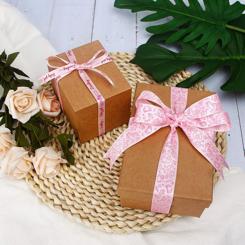 Ribbli Satin Baby Girl Loading Craft Ribbon,3/8 Inch x 10 Yard,Pink,Use for Hair Bows,Wreath,Birthday,Baby Shower,Diaper Cake,Gift Wrapping,Party ...