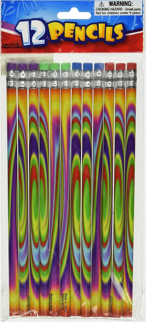 Rhode Island Novelty 7.5" PSYCHADELIC PENCIL...