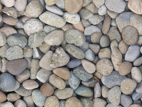 Teacher Created Resources Fun Size Better Than Paper Bulletin Board Roll, 18" x 12', Rock Pebbles...