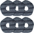 Vacuum Mop Cloths Compatible with eufy X10 Pro Omni and eufy X9 Pro Robot Vacuums: 6 Pack Washable Microfiber Cleaning Cloths Set Parts Accessorie...