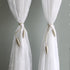 Valea Home 2 Pieces Curtain Tiebacks Clips Creative Window Drape Twist Tie Backs European Style Custom Made Curtain Holders Decorative Draperies H...
