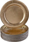 Elegant Disposable Charger Plates For Party - 13” (10 Piece) , Perfect for Celebrations & Events, Gold...