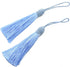 20pcs 15.5cm/6 Inch Silky Floss Bookmark Tassels with 2-Inch Cord Loop and Small Chinese Knot for Jewelry Making, Souvenir, Bookmarks, DIY Craft A...