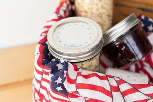 Dissolvable Food Labels for Canning, Pantry, Food Containers, and Mason Jar Food Prep Storage and Organization - Made in USA - Completely Washes A...