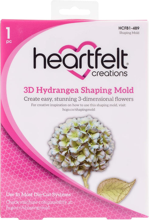 HEARTFELT CREATIONS SHAPING MOLD HYDRANGEA, Cottage Garden-3D...
