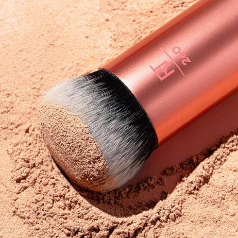 Real Techniques Bubble Blending Makeup Brush, Multipurpose Face Brush For Liquid, Cream, & Powder Makeup, Unique Bubble Brush Head, Synthetic Bris...