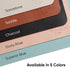 Smead Desk Pad, Vegan Leather Desk Mat with Non-Slip Faux Suede Backing, Perfect Desk Organizer for Office Decor, 36” x 17” Large, Saddle (64827)...