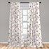 Ambesonne Autumn Window Curtains, Watercolor Birds on a Tree with Yellow Leaves During Fall Season, Lightweight Decor 2-Panel Set with Rod Pocket,...