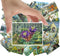 Large Stickers (24 pcs 2.5"x3.5" Each) Cool Strange Landscapes of Animals and Plants Vintage Postcards Retro Greeting Card Book Illustration Repri...
