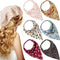 Syhood 6 Pcs Floral Elastic Hair Bandanas for Women Boho Hair Scarf Headband Chiffon Head Kerchief Turban with Clips(Rural Floral Patterns)...
